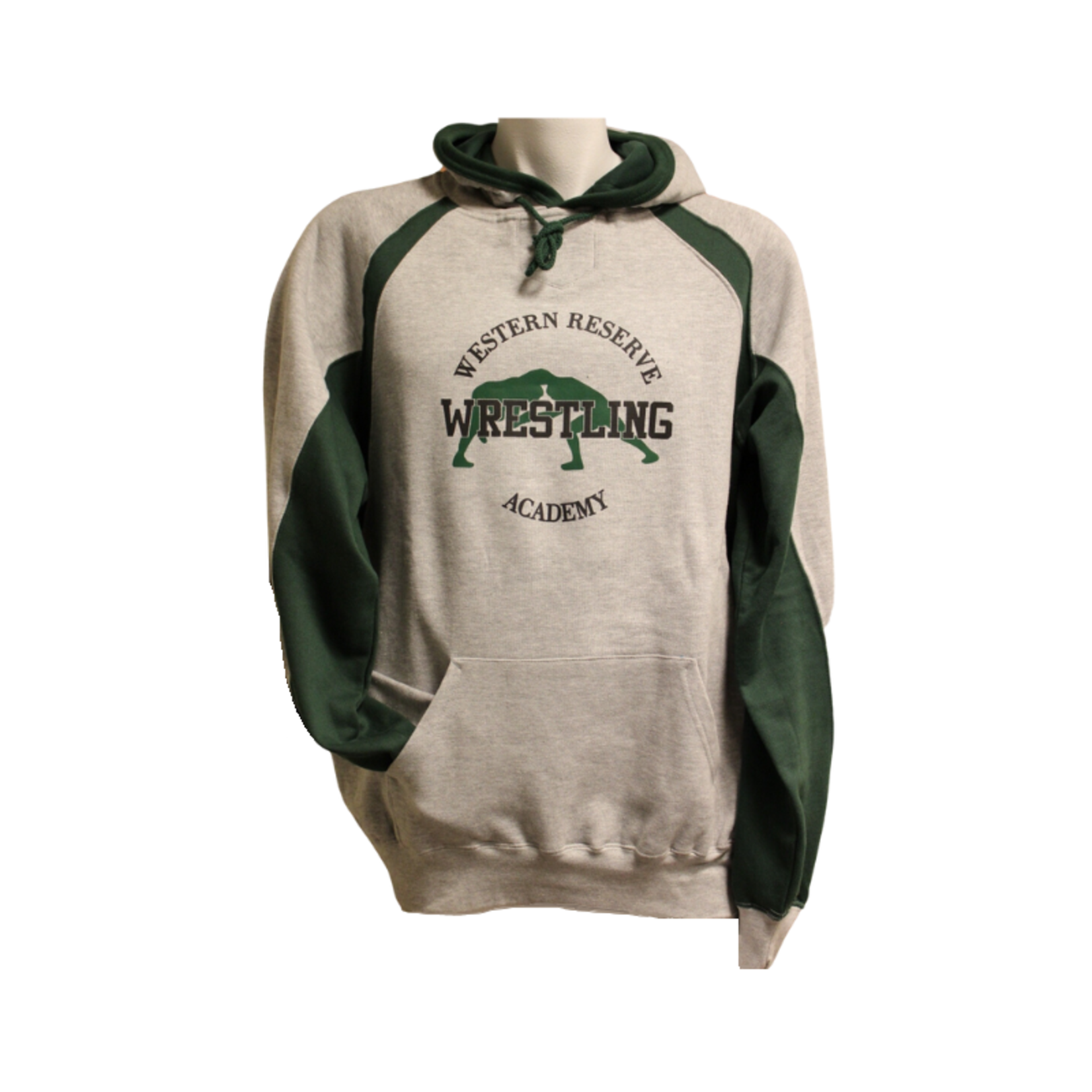 Badger Sport Hoodie Green & Grey