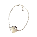 Sterling Silver Charm Chain Bracelet by Kasumisou Gallery