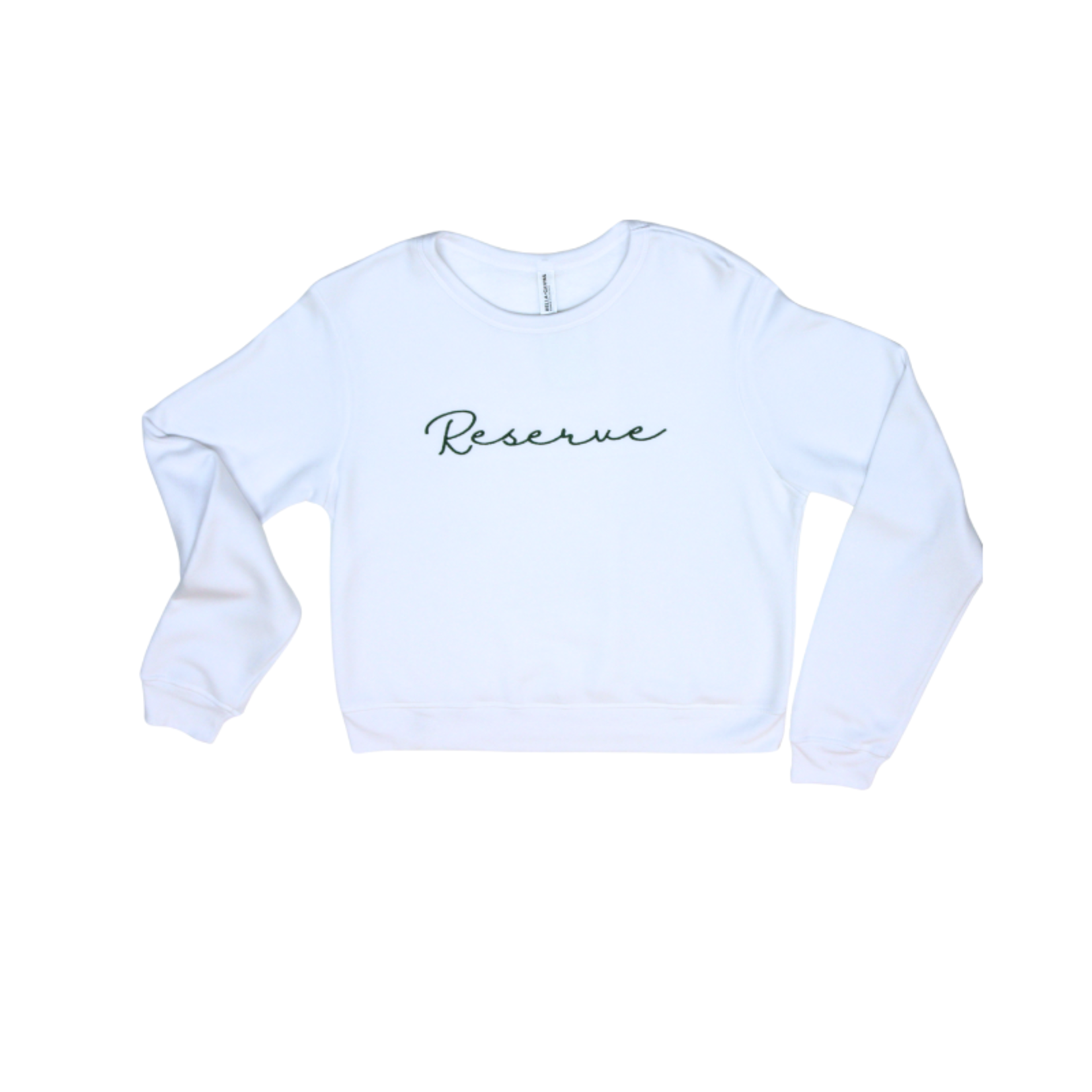 Magnolia Blu Women's White Crew Sweatshirt #11