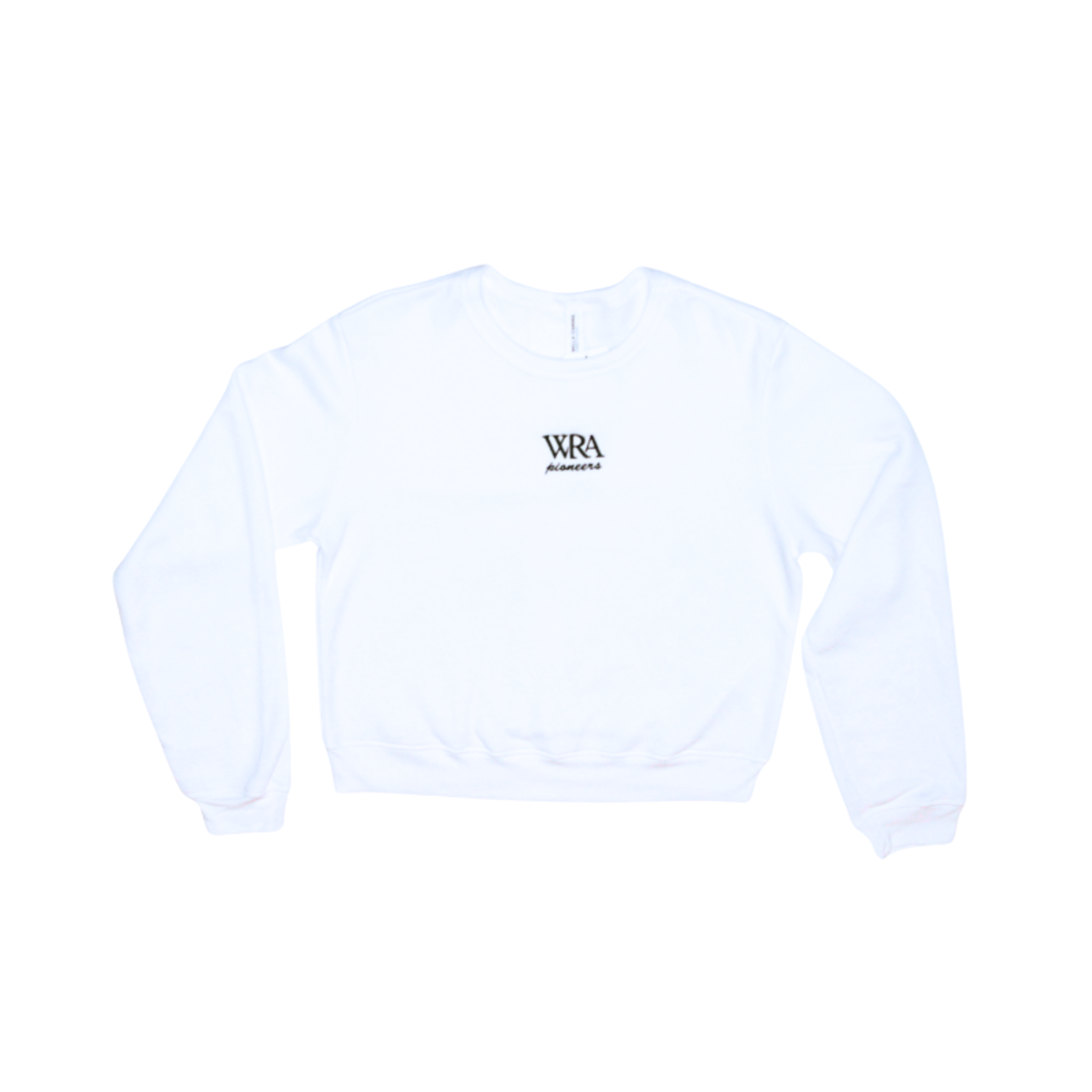 Magnolia Blu Women's White Crew Sweatshirt #