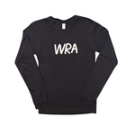 Magnolia Blu Unisex Long Sleeve Black Tee w/WRA Chenille Logo
