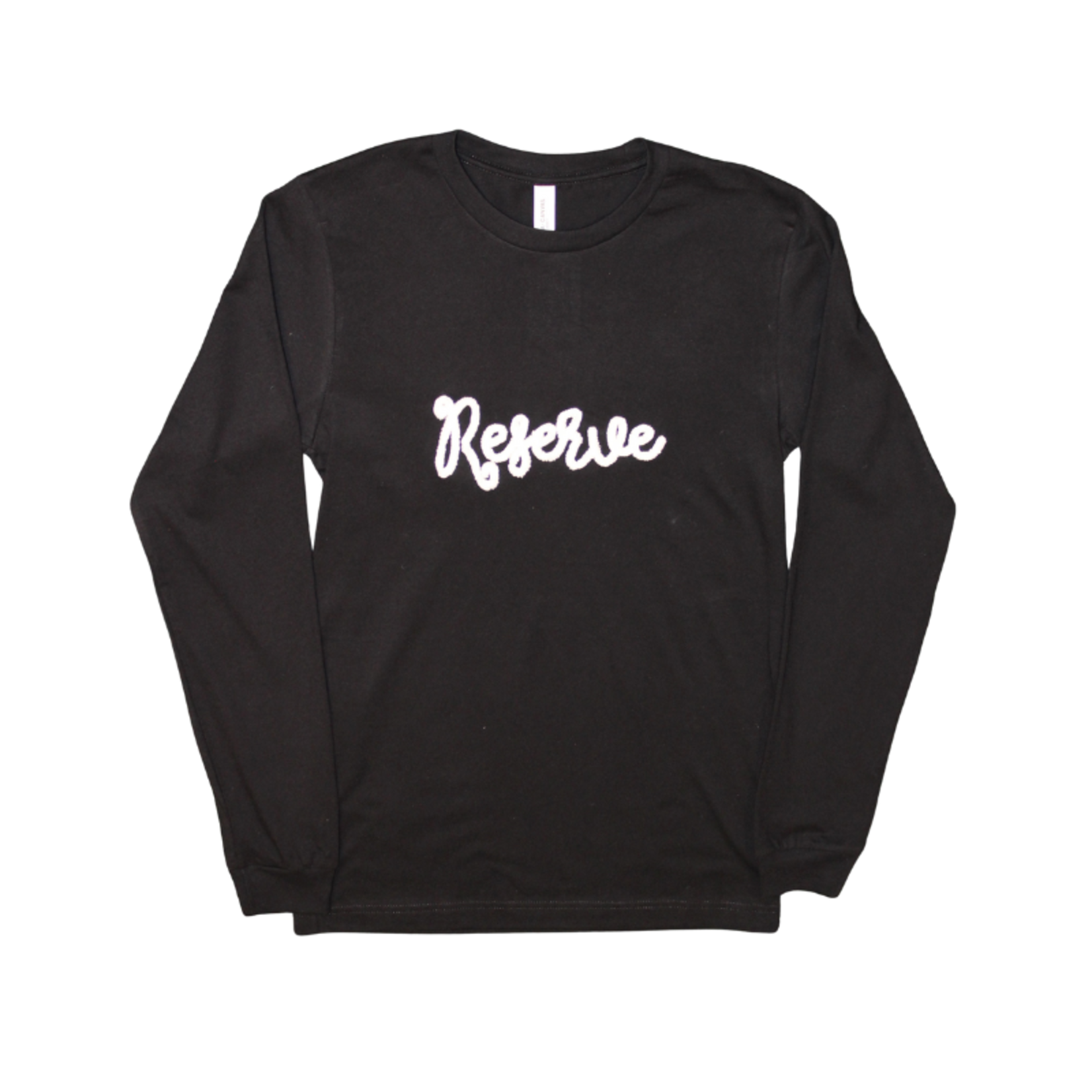 Magnolia Blu Unisex Long Sleeve Black Tee w/Reserve Chenille Embroidery