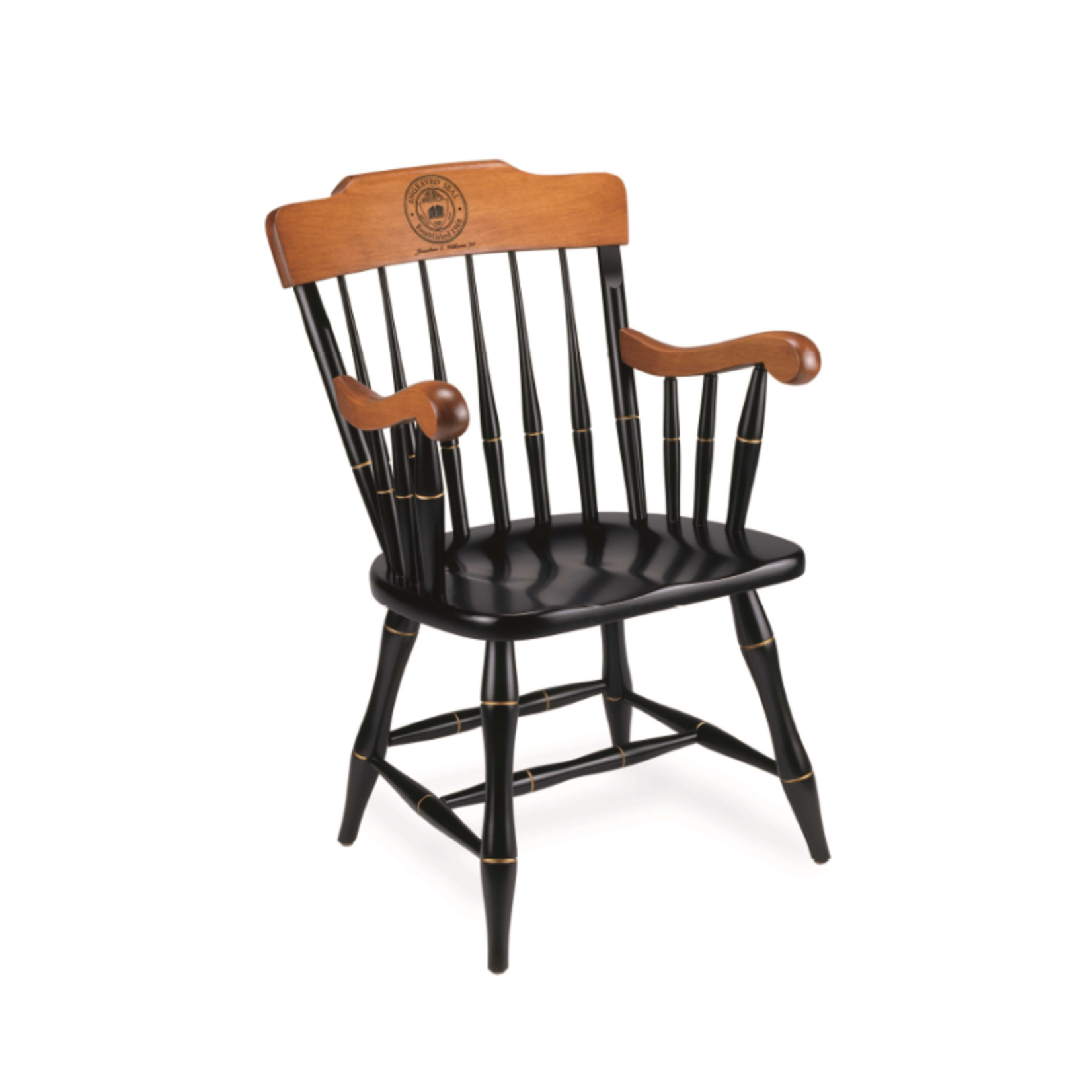 Standard Chair of Gardner WRA Cherry Crown and Cherry Arm Chair