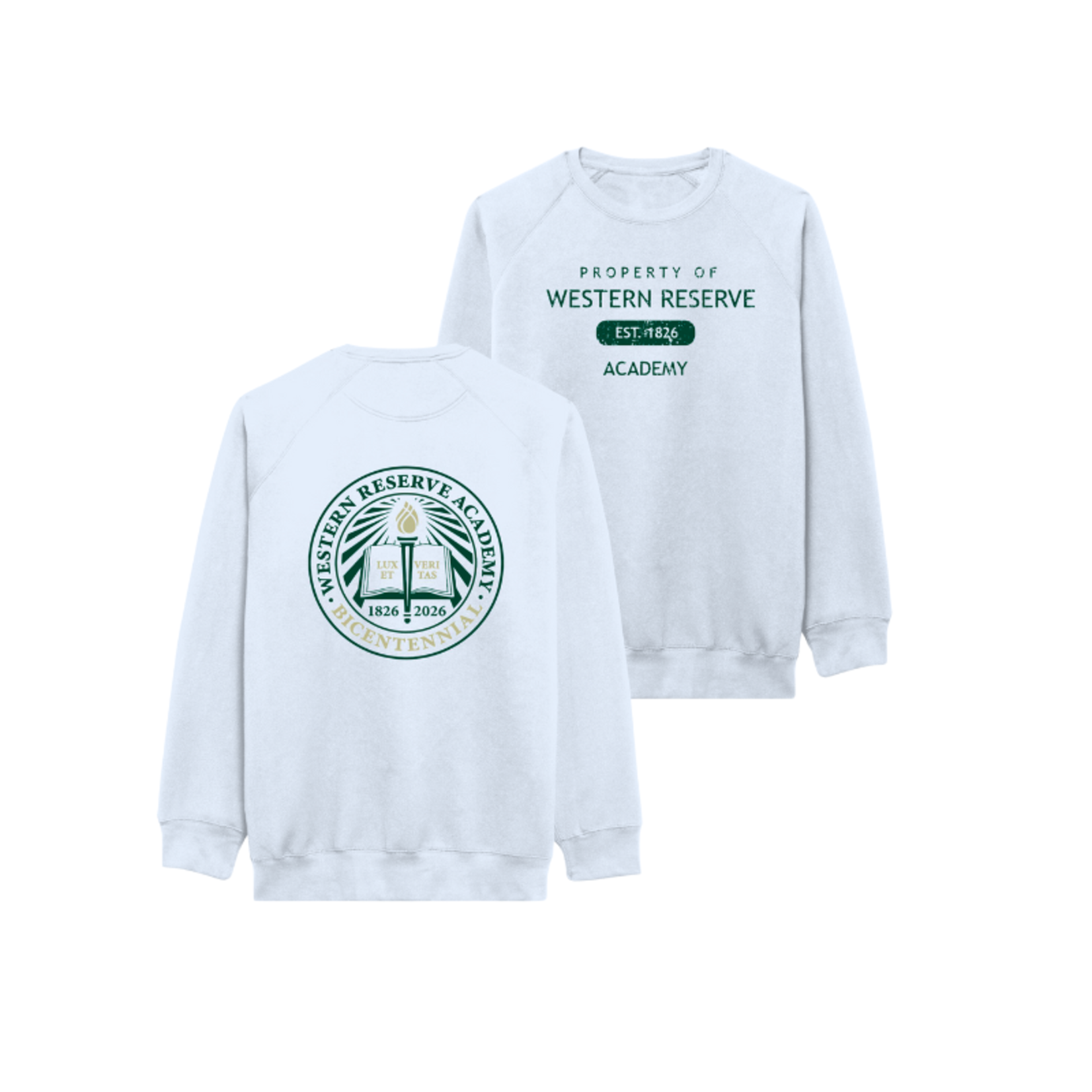 Ouray Bicentennial White Crew Sweatshirt