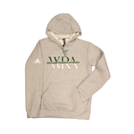 Adidas Unisex Adidas Grey Fleece Hoodie 2-line Logos