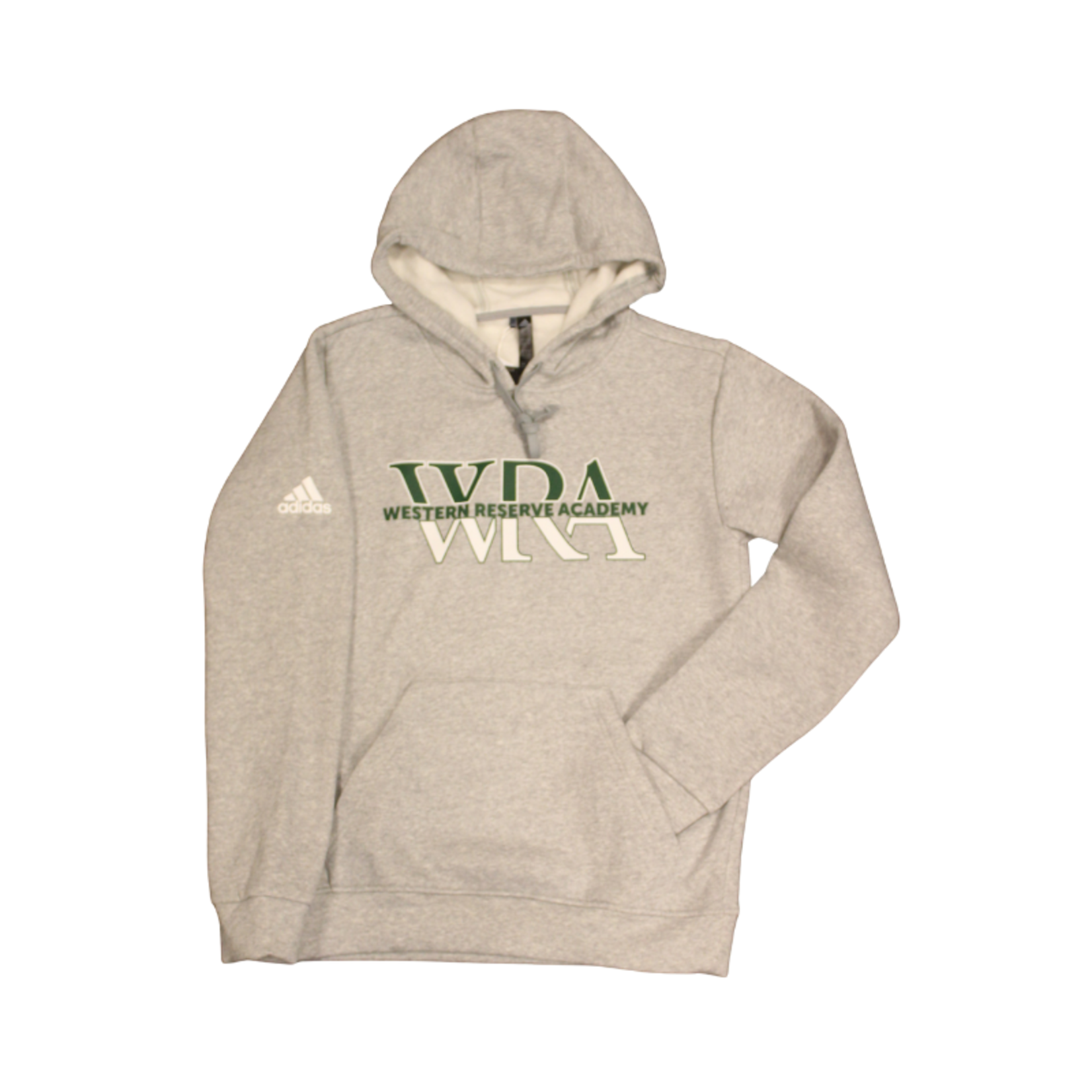 Adidas Unisex Adidas Grey Fleece Hoodie Asst. Logos