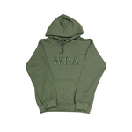 Gildan Unisex WRA Monogram Green Hoodie