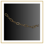 Ellen Duanmu 14K Gold Plated Link Chain Bracelet