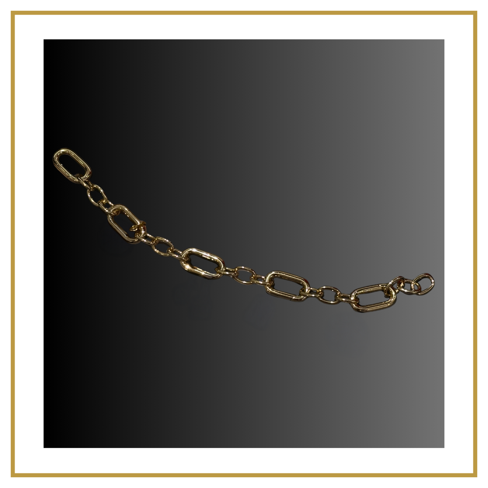 Ellen Duanmu 14K Gold Plated Link Chain Bracelet