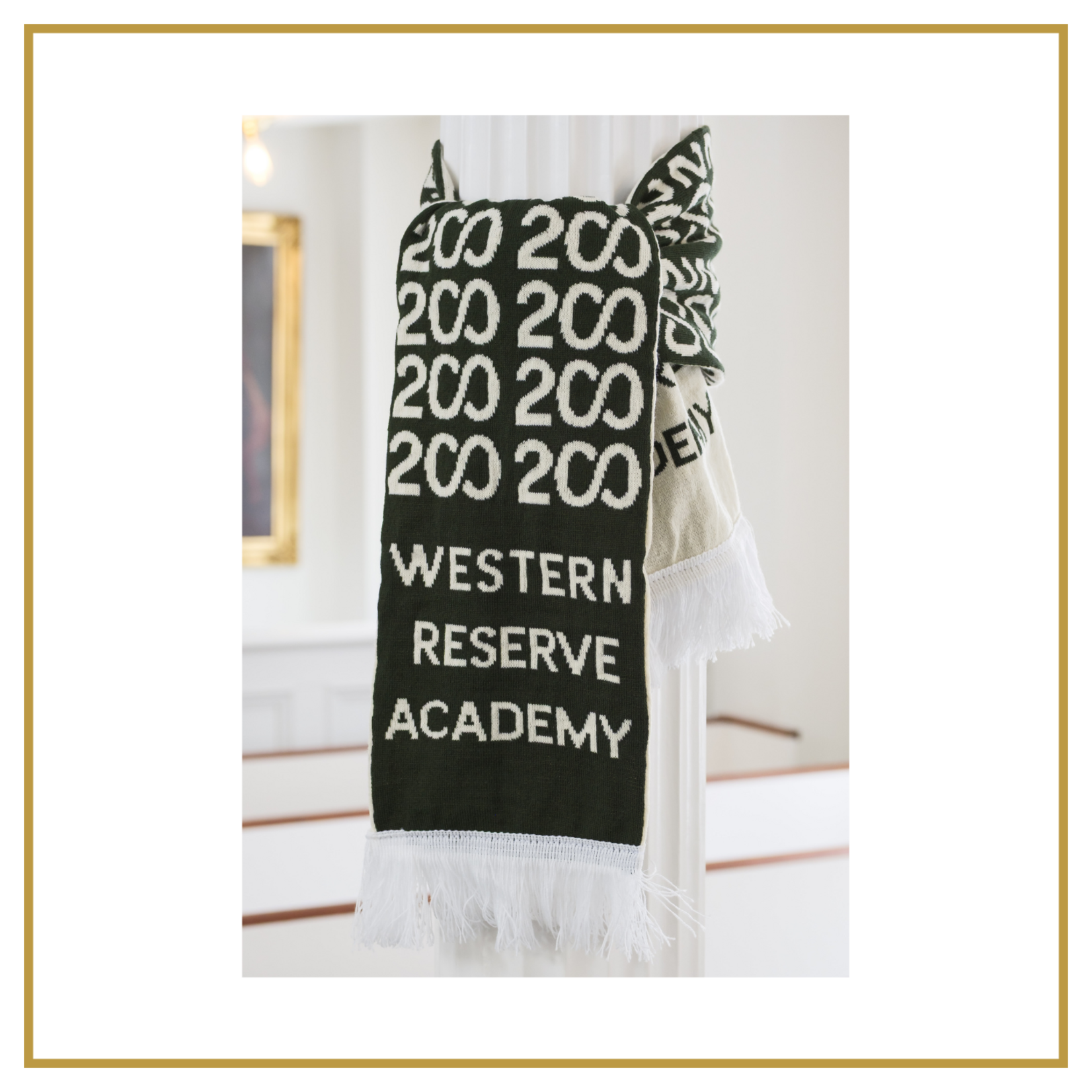 200 Repeat Logo Knit Scarf