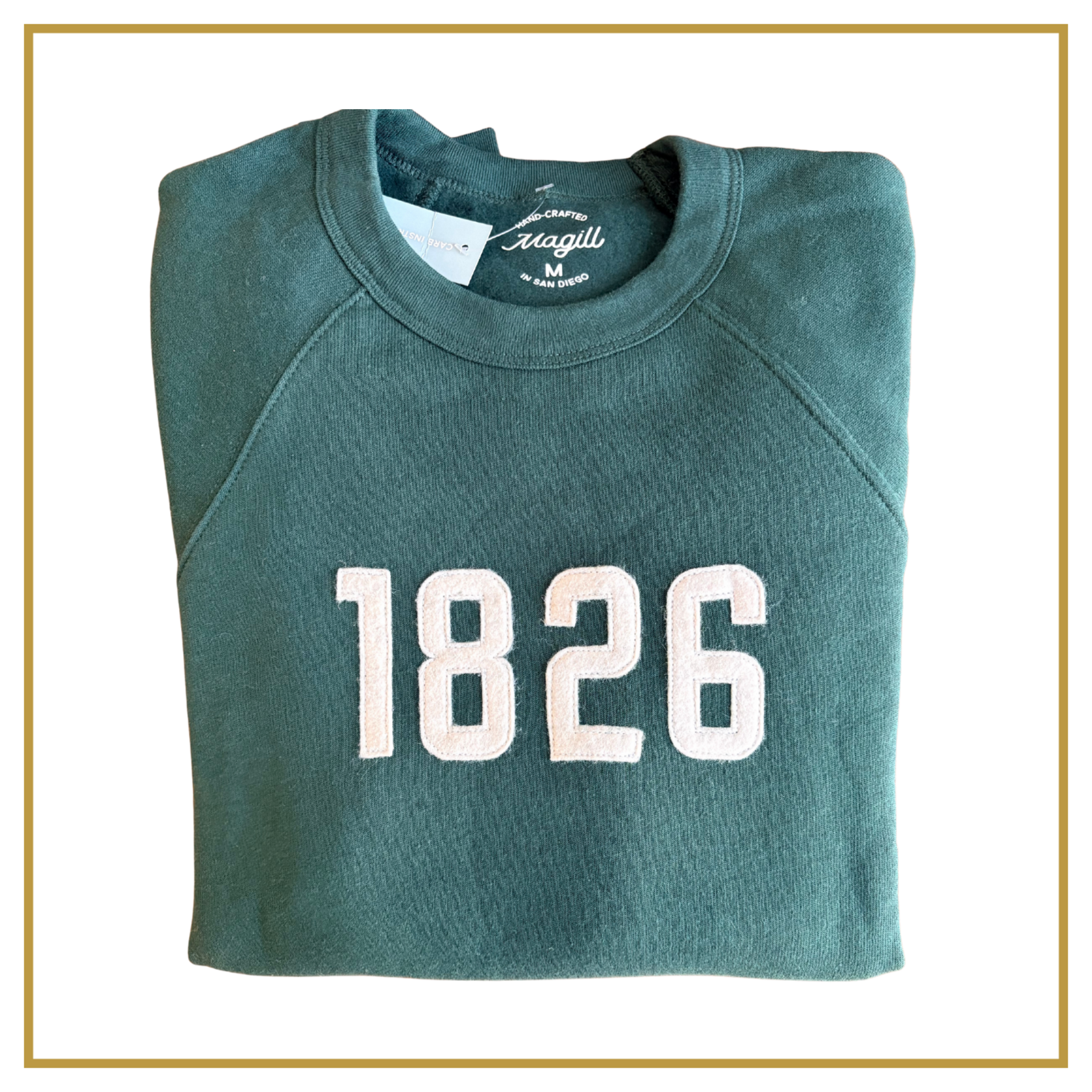 Magill & Co. Hand-Stitched 1826 Sweatshirt by Magill & Co.