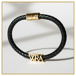 Ellen Duanmu Braided Leather WRA Bracelet
