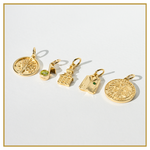 Ellen Duanmu 18K Gold Plated Charm Bracelets