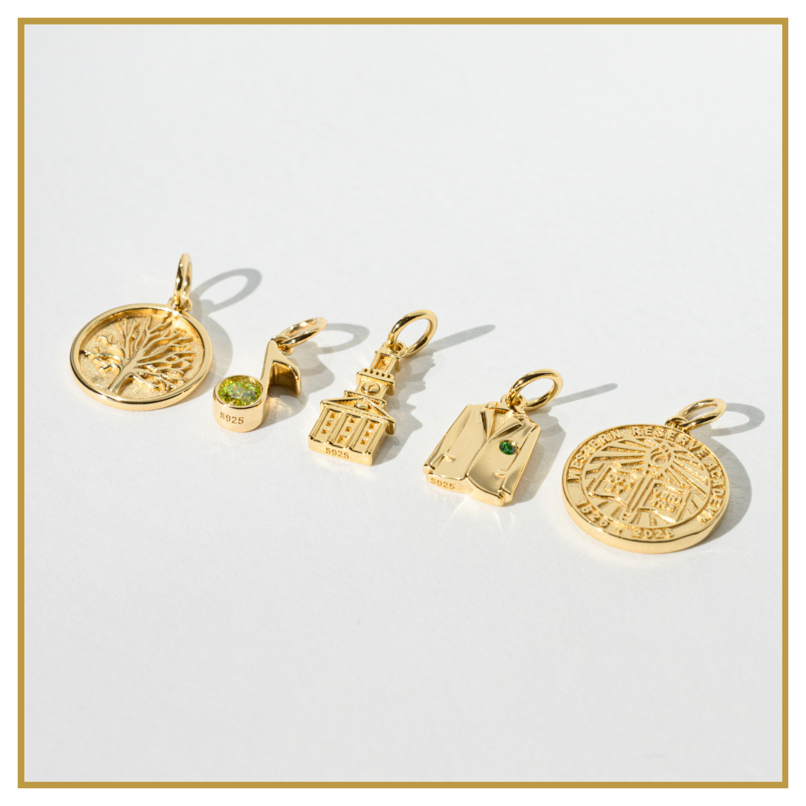Ellen Duanmu 18K Gold Plated Charm Bracelets