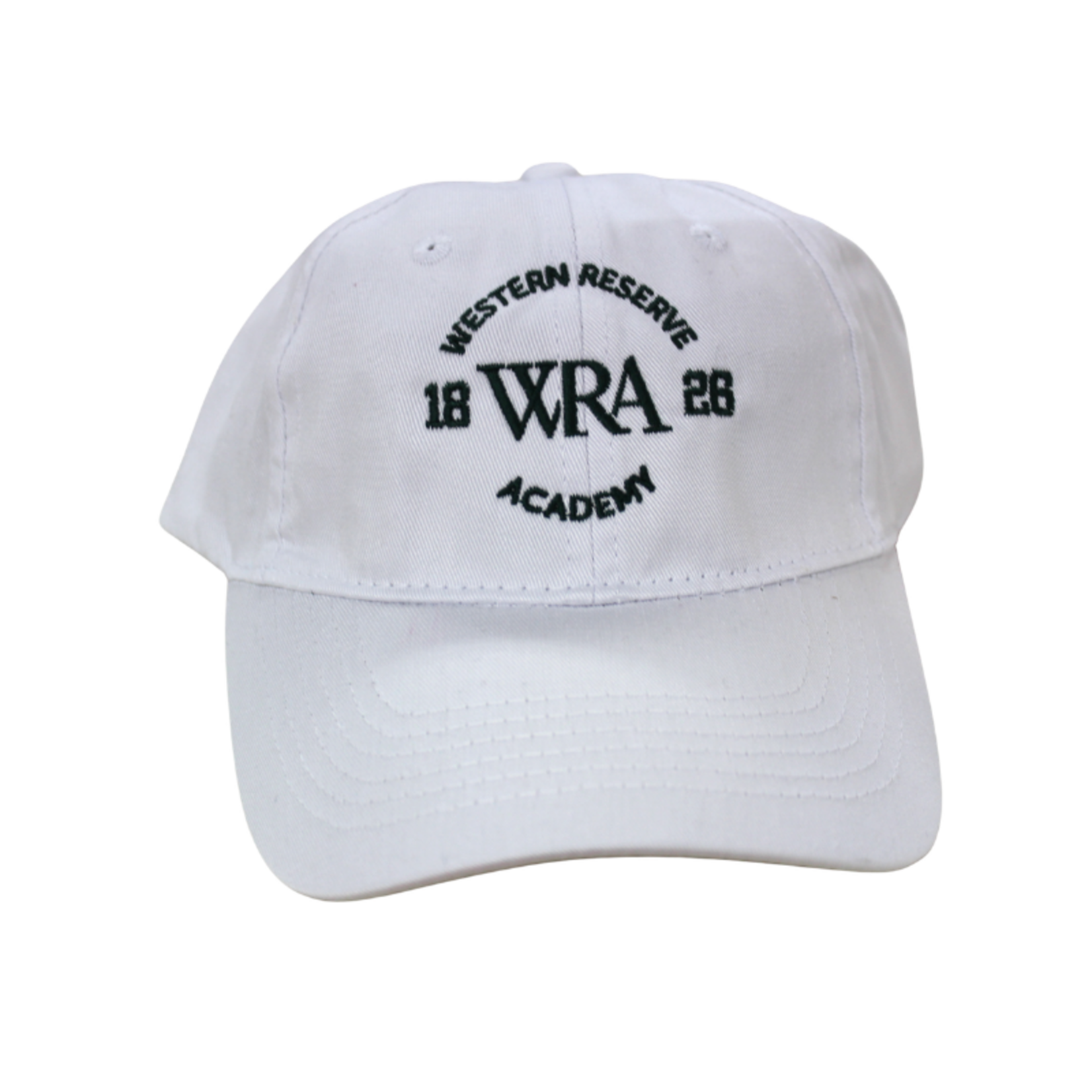 Youth White Cap Round Logo