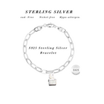 Sterling Silver Bracelet 8" Chapel Charm