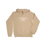 Gildan Unisex Gildan Tan Hoodie White 1826 est. Logo