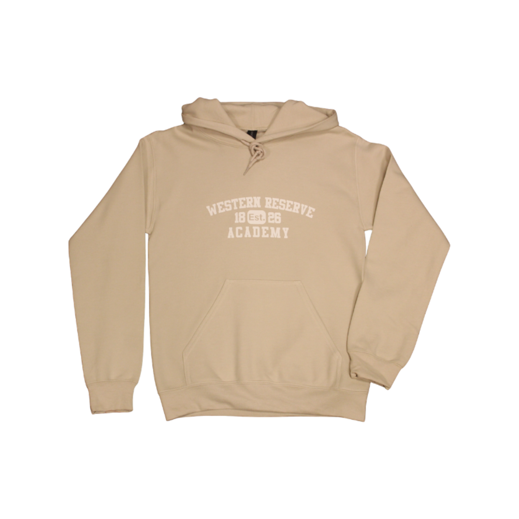 Gildan Unisex Gildan Tan Hoodie White Logo