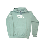 Gildan Green Hoodie White WRA Logo