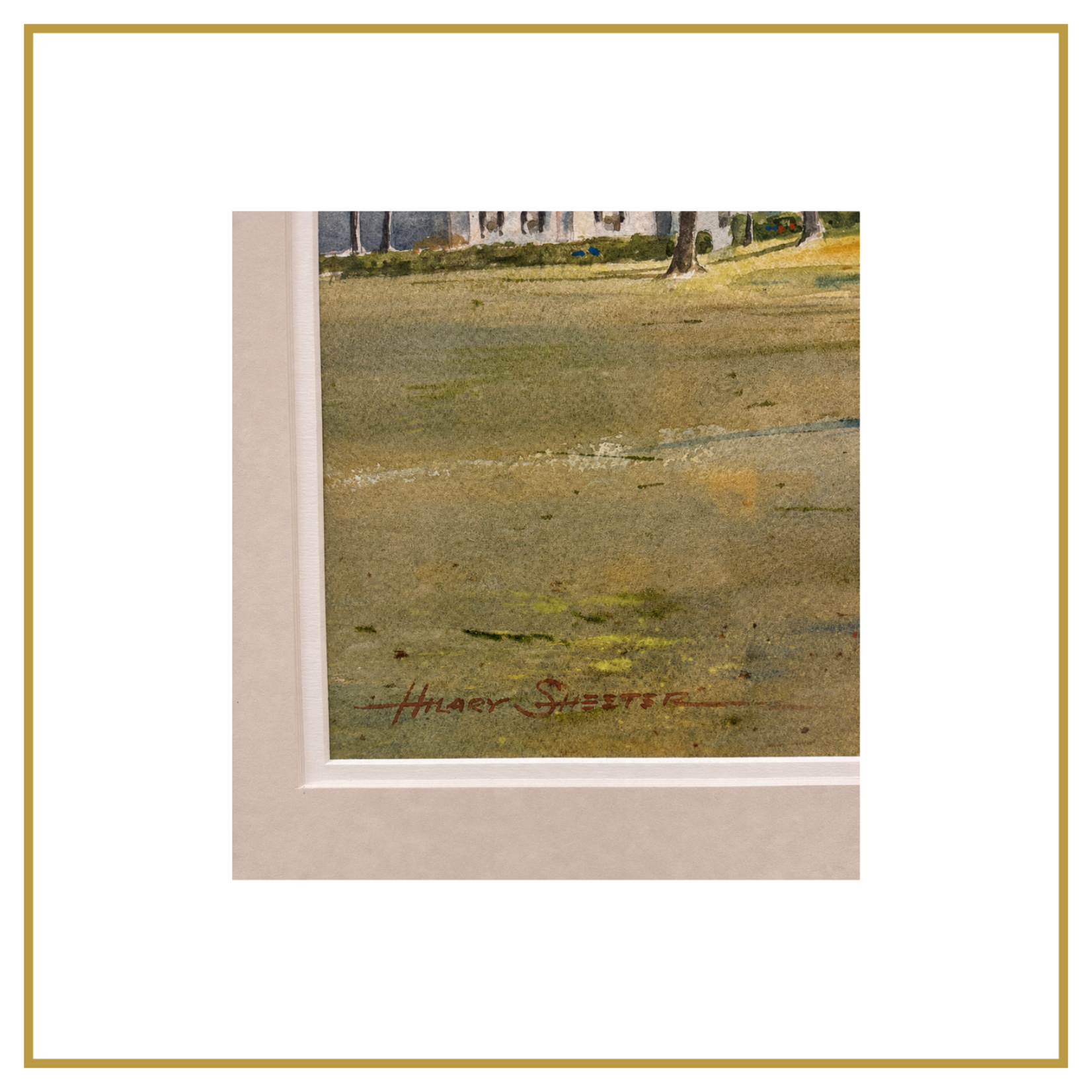 Hilary Sheeter Hilary Sheeter Original Watercolor Framed Painting