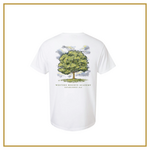 Bicentennial Tree White Tshirt Adult