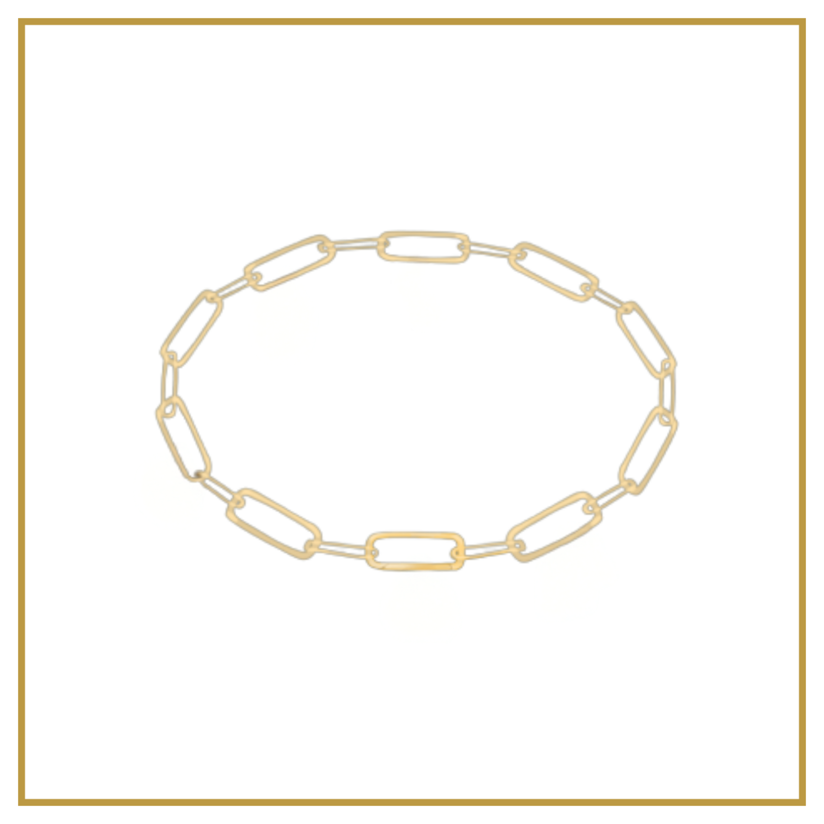 18K Gold Plated Link Chain Bracelet