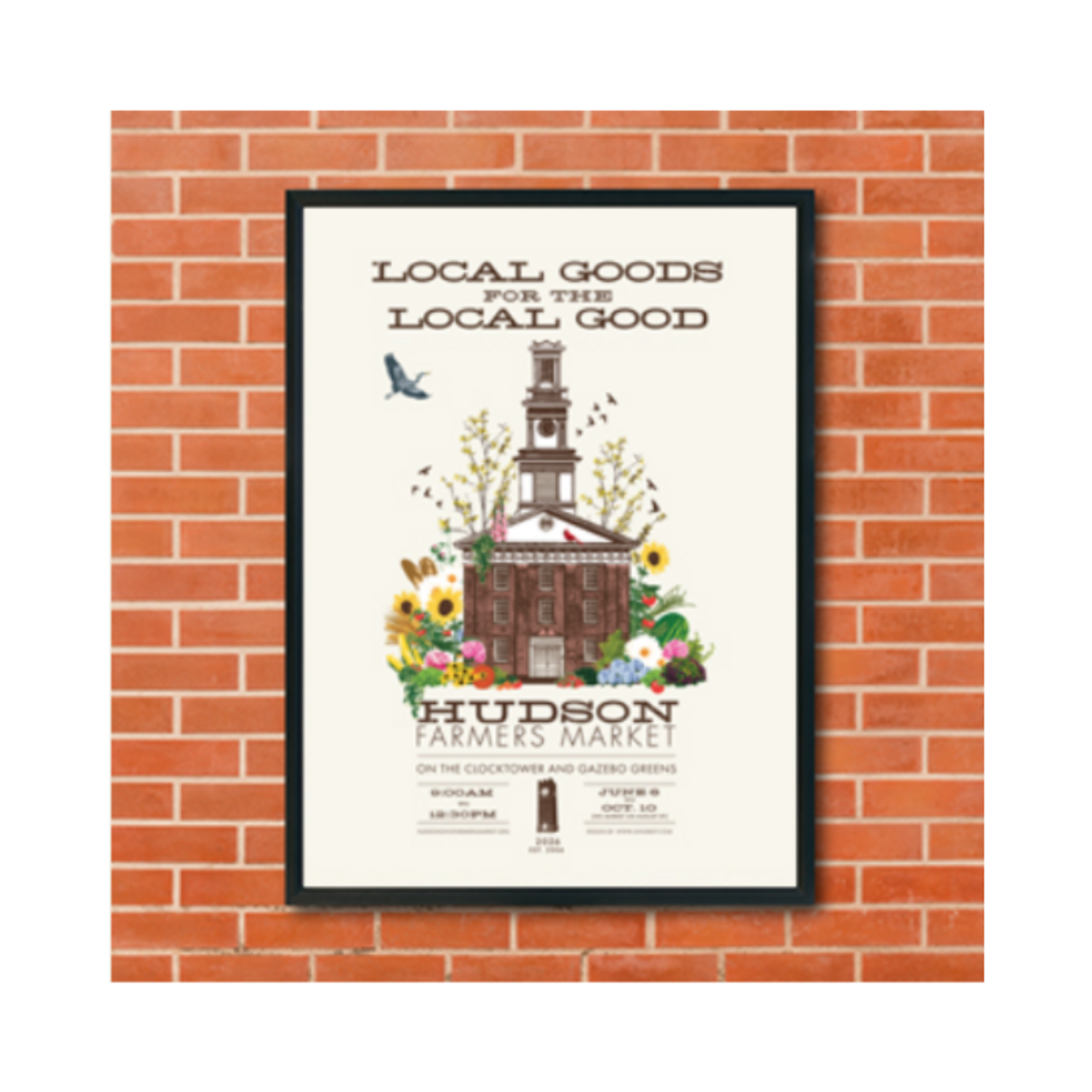 Hudson Farmers Market, Inc. HFM Framed WRA Chapel Print