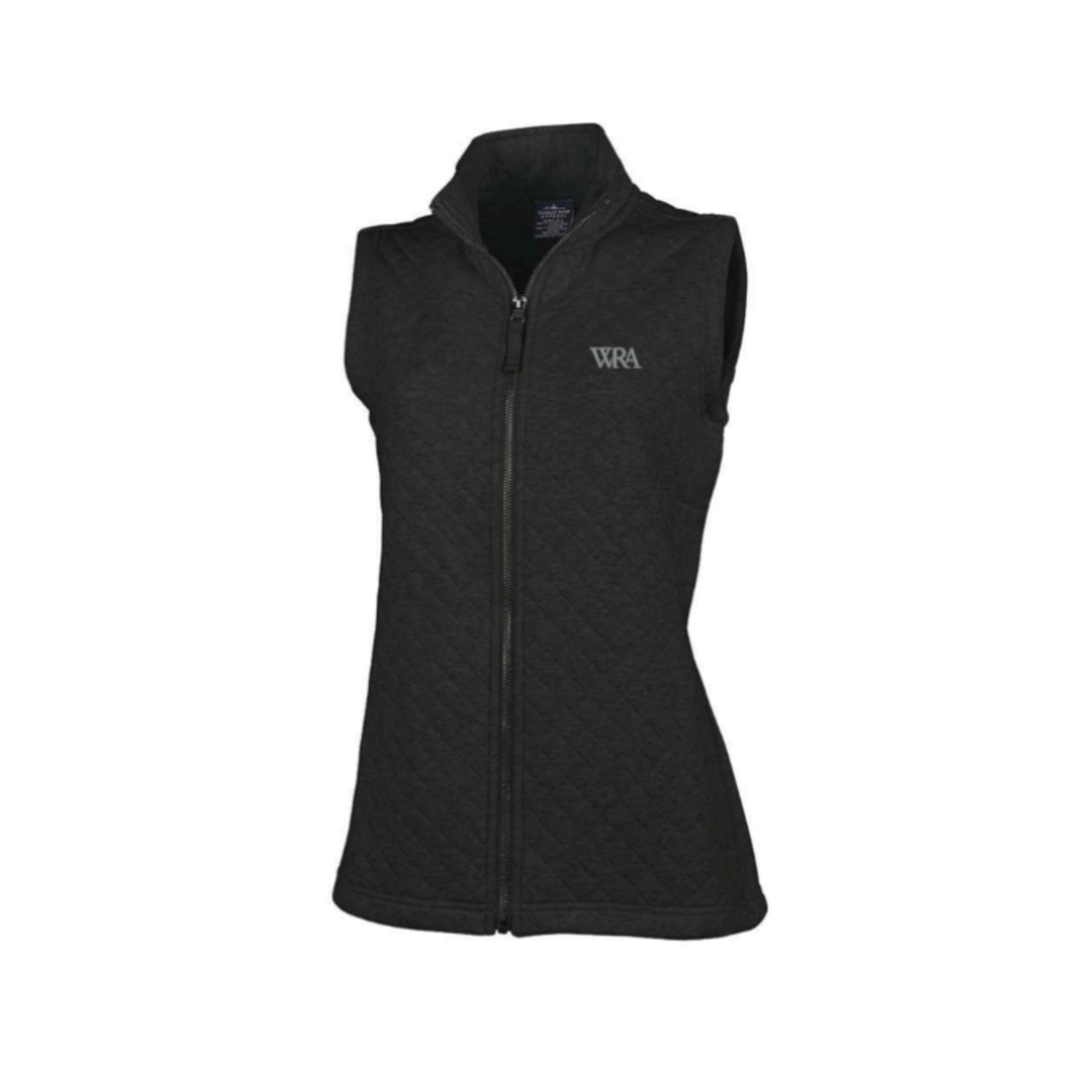 Charles River Apparel Women's Quilted Charcoal Grey Vest