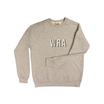 MV Sport Unisex Vintage Grey Crewneck Sweatshirt WRA Embroider