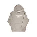 Adidas Unisex Adidas Light Grey Fleece Hoodie 3 Line Logo