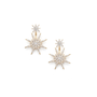Double Star Peek Earrings