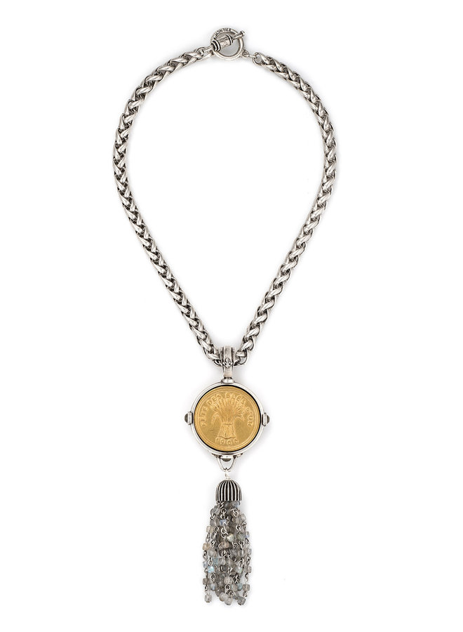 French Kande Bles D'or & Laboradorite Necklace