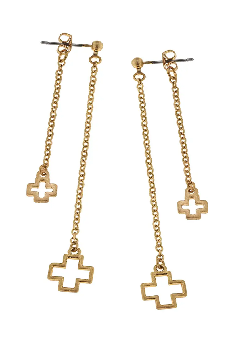 Hadley Cross Earrings Shady And Katie Shady And Katie