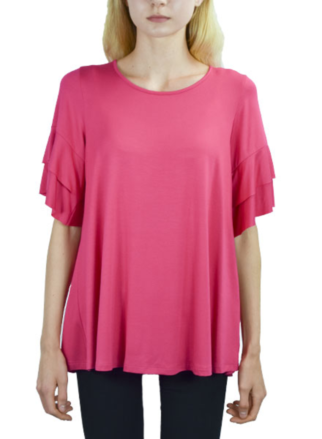 Comfy Whitney Tunic In Miami Pink