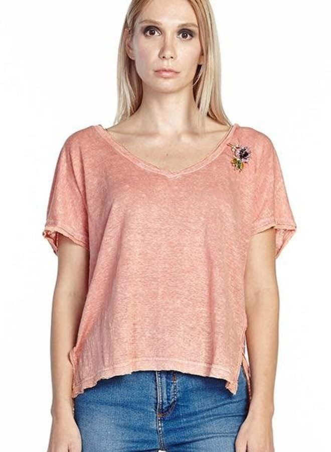 Aratta’s Feelings Tee Shirt In Canyon Clay