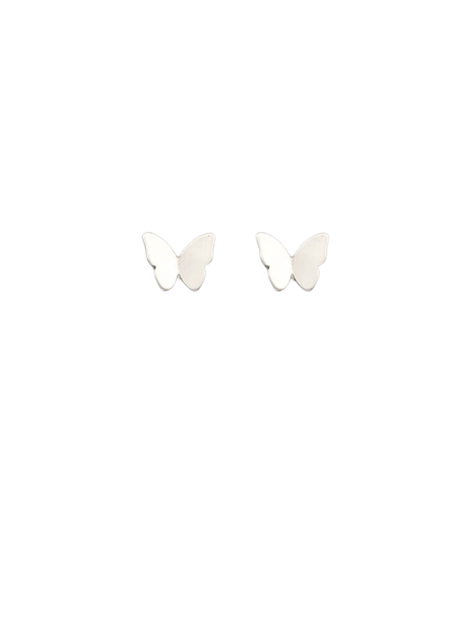 Lil Silver Butterfly Earrings