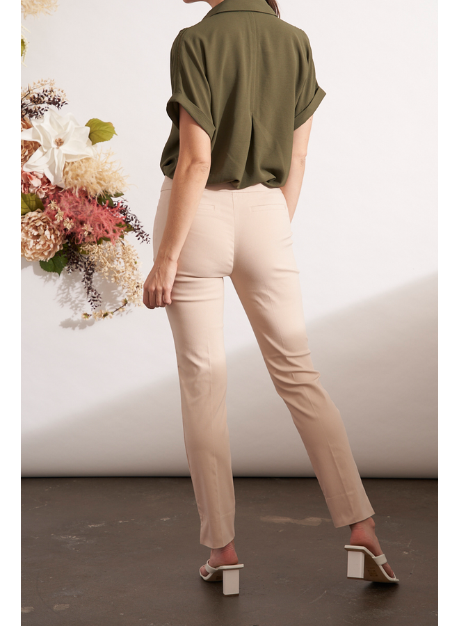 Renuar Ankle Cigarette Pant in Cashew