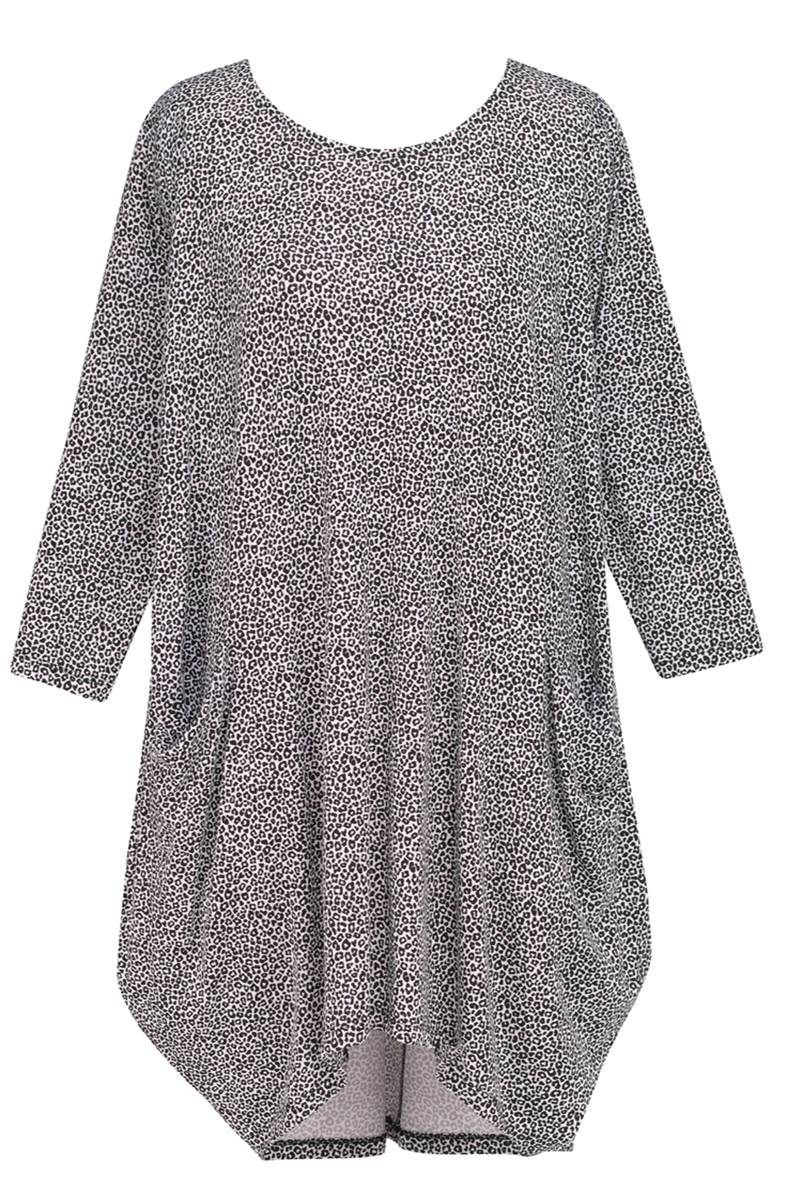 Alembika Leopard Bubble Tunic - SALE - Shady And Katie - Shady And Katie