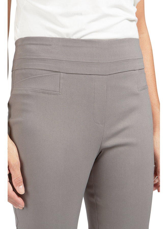 Renuar Extra Long Cigarette Pant In Heather Silver