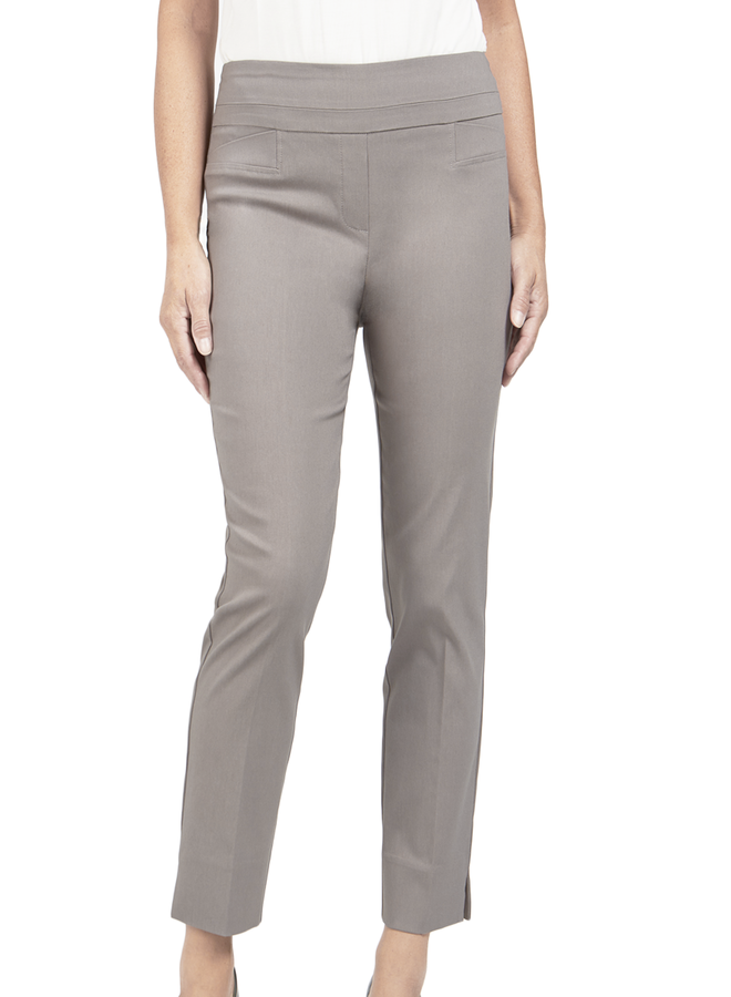 Renuar Long Cigarette Pant In Heather Silver