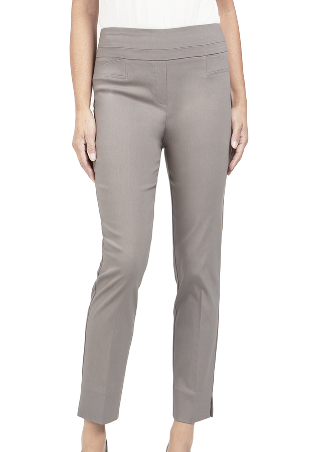The Long Cigarette Pant In Heather Silver - Shady And Katie