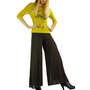 Petit Pois Palazzo Pants In Brown