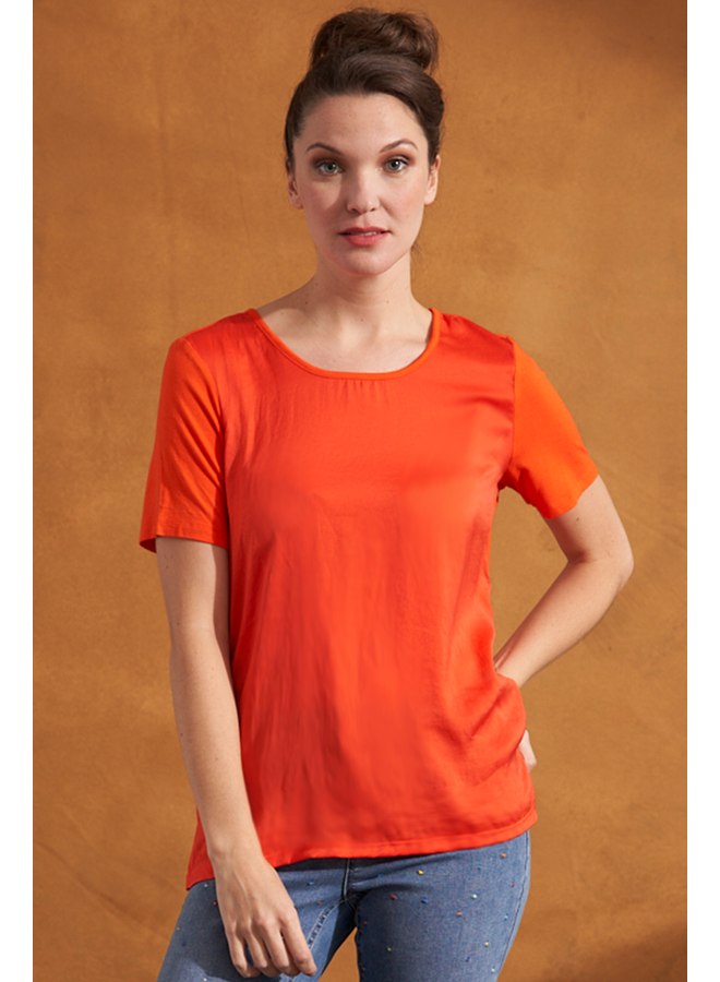 Renuar Silky Tee In Calypso