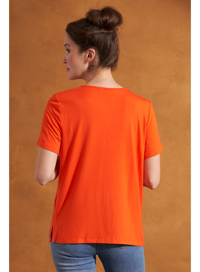 Renuar Silky Tee In Calypso