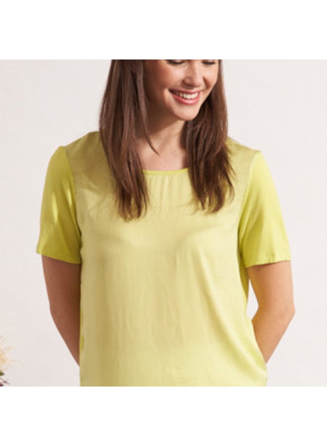 Renuar Silky Tee In Limonade