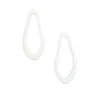White Natalia Earrings