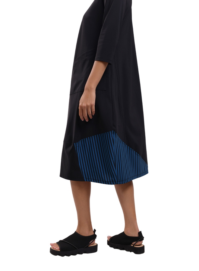 Alembika Tekbika Dress With Ocean Stripes