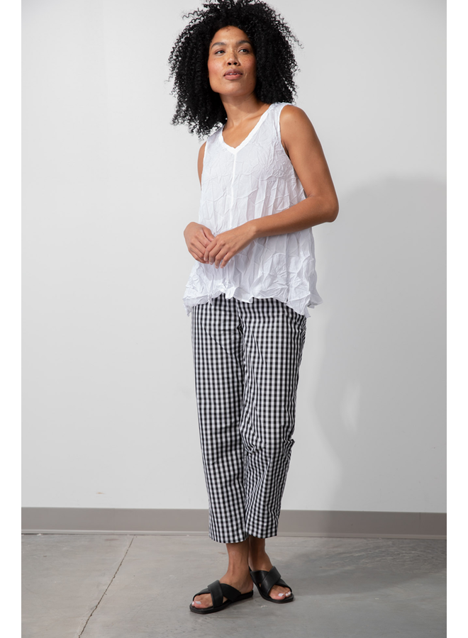 Liv Sculped Check Ankle Pant