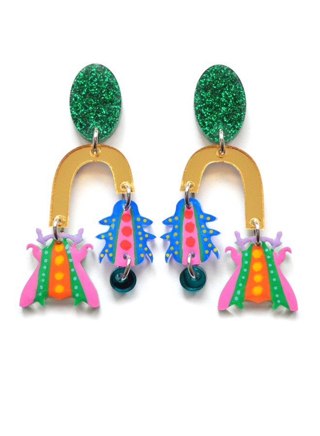 Arch Insect Earrings