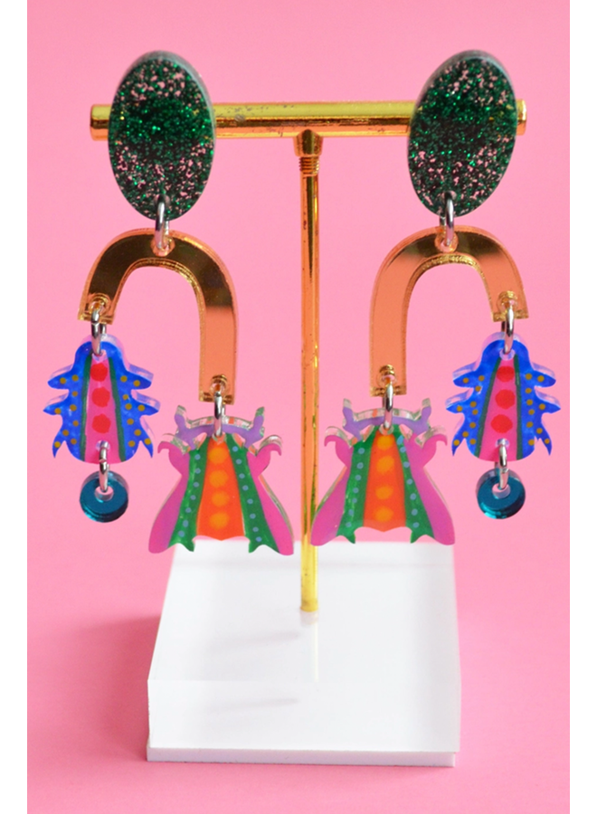 Arch Insect Earrings